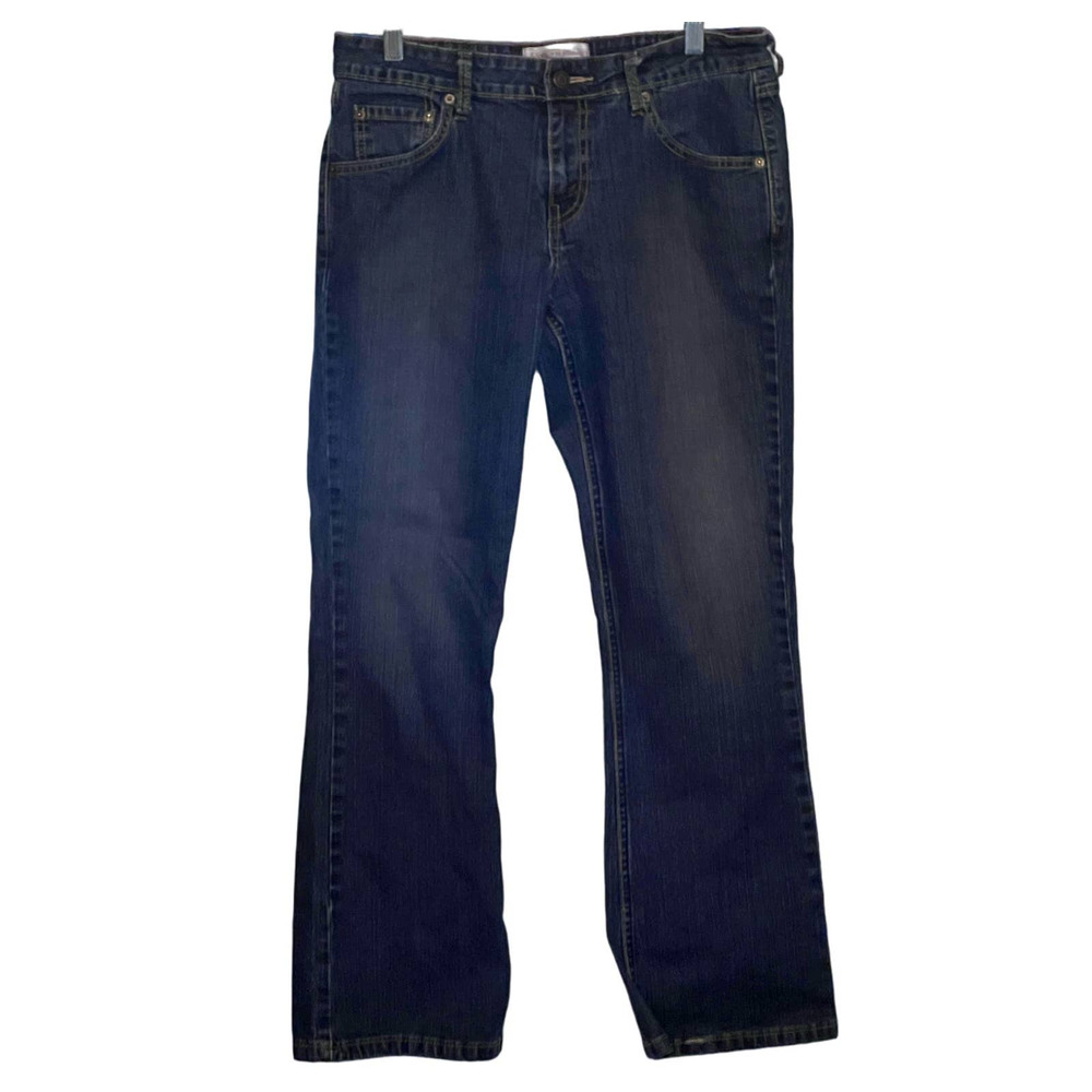 Levi‎ Strauss Signature Women's Stretch Low Rise Bootcut Size Misses 6 Short